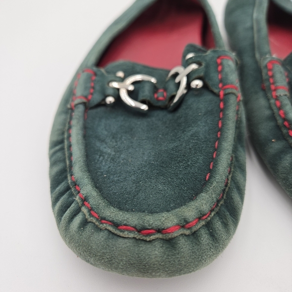 Donald J Pliner Women's Blue/Green Loafers Size 9 - Picture 4 of 10